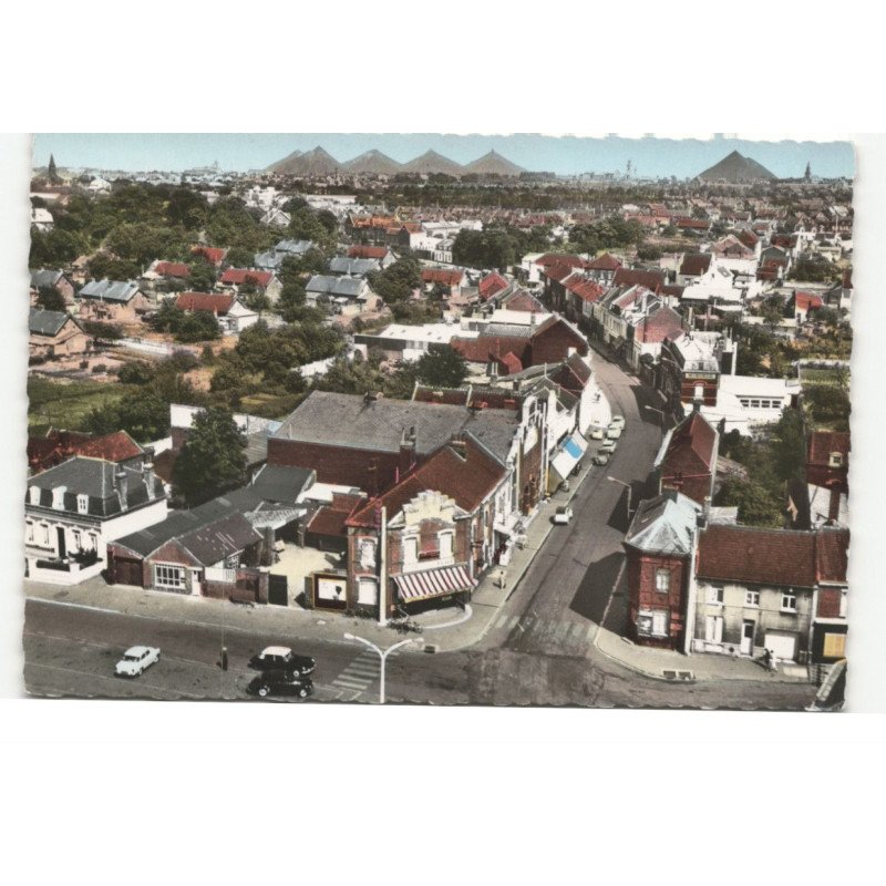 BULLY-les-MINES: vue générale "les passions de la gohelle" vue aérienne 10X15 - très bon état