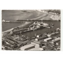BOULOGNE-sur-MER: le pont et la plage vue aérienne 10X15 - très bon état