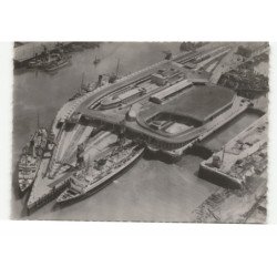 BOULOGNE-sur-MER: vue aérienne de la nouvelle gare maritime vue aérienne 10X15 - très bon état