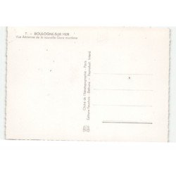 BOULOGNE-sur-MER: vue aérienne de la nouvelle gare maritime vue aérienne 10X15 - très bon état