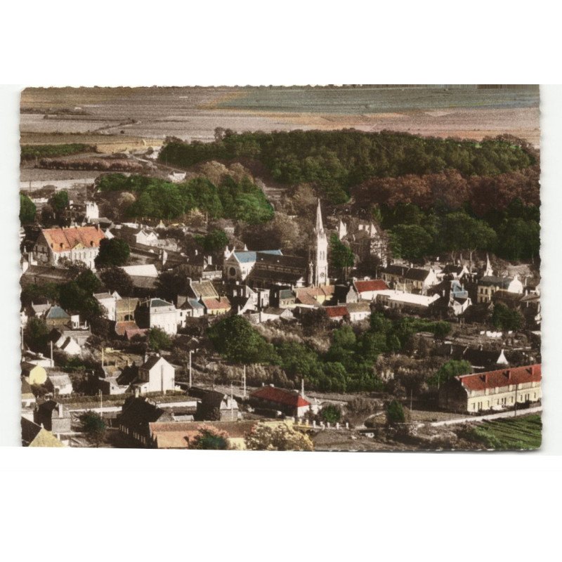 BLENDECQUES: vue générale vue aérienne 10X15 - très bon état