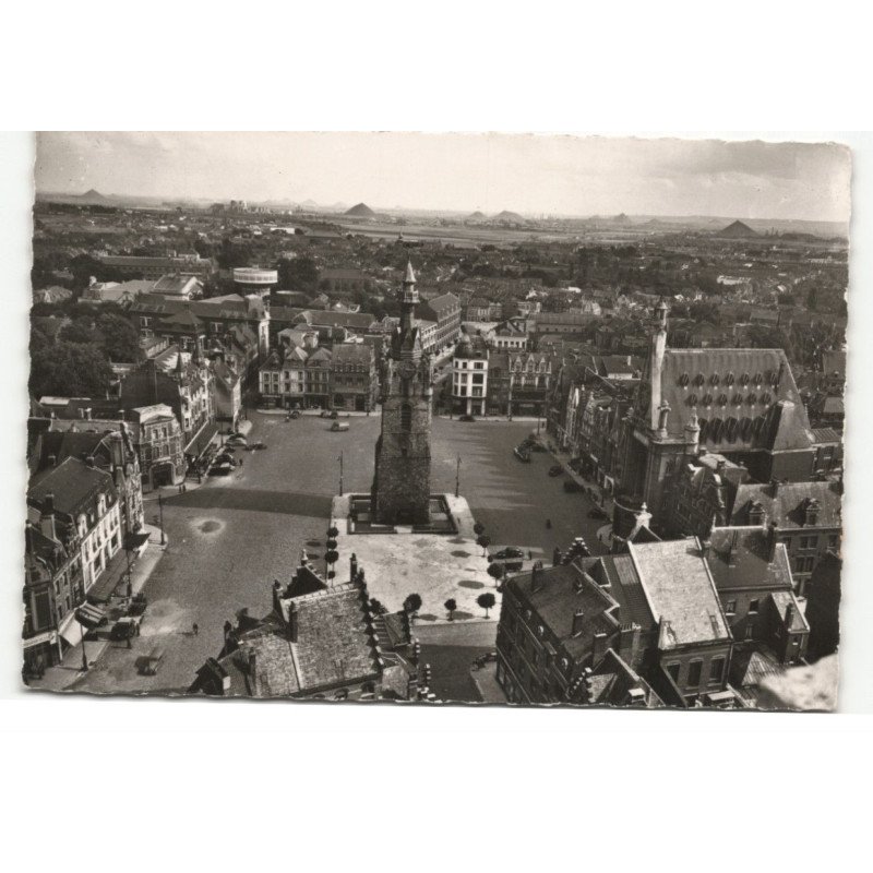 BETHUNE: vue panoramique vue aérienne 10X15 - très bon état
