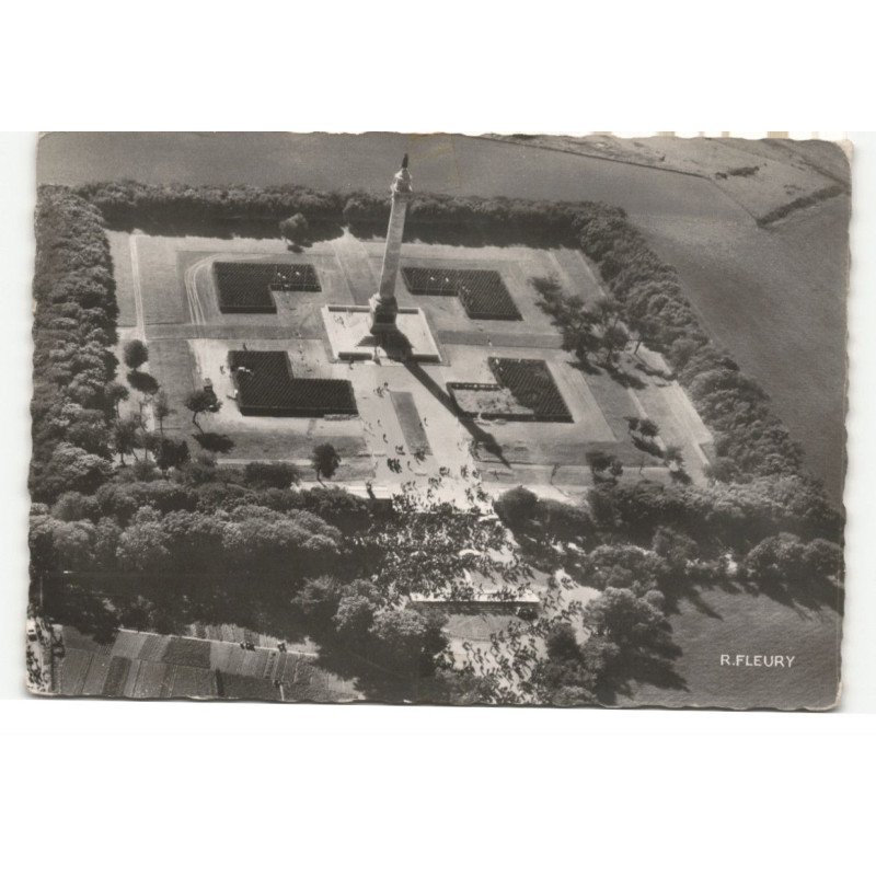 BOULOGNE-sur-MER: la colonne napoléon vue aérienne 10X15 - très bon état