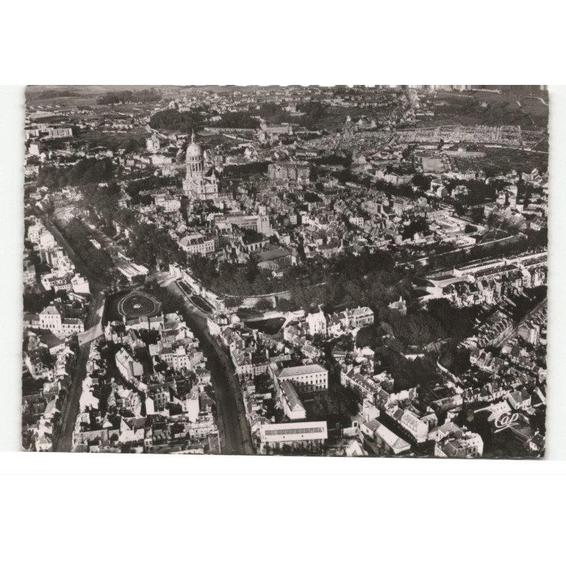 BOULOGNE-sur-MER: vue aérienne 10X15 - très bon état