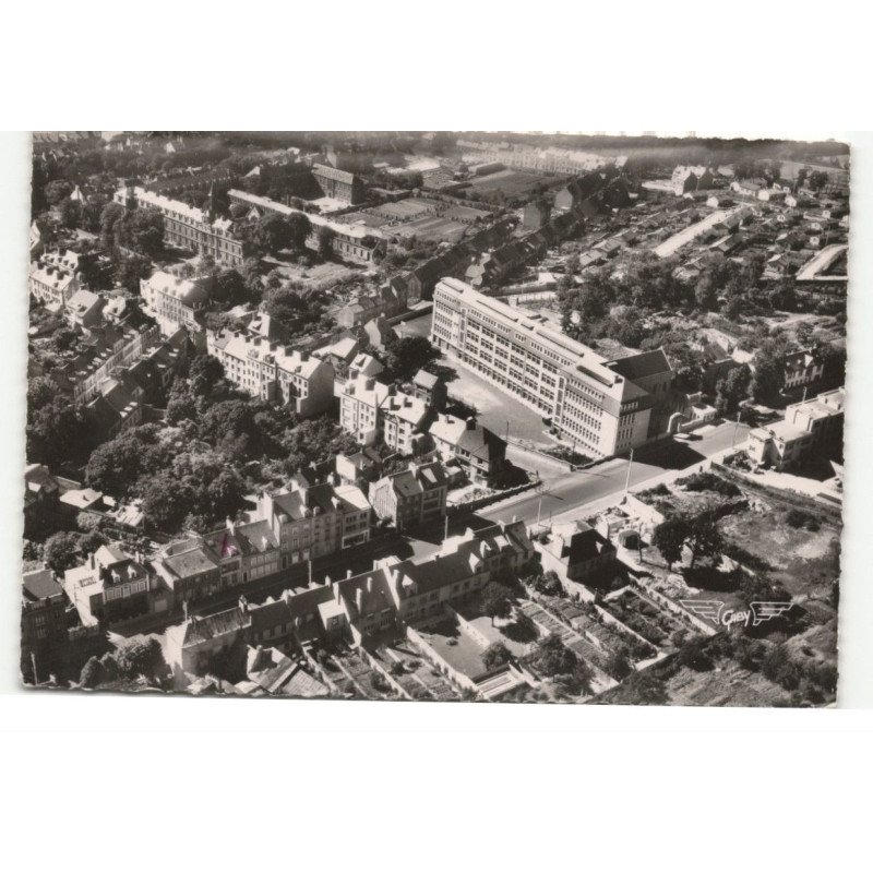 BOULOGNE-sur-MER: le nouveau collège haffrenge chanlaire vue aérienne 10X15 - très bon état