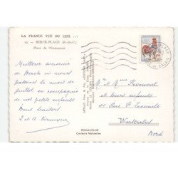 BERCK - PLAGE: place de l'entonnoir vue aérienne 10X15 - très bon état