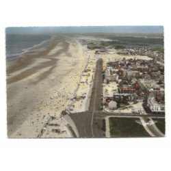BERCK: la plage vue de "l'entonnoir" vue aérienne 10X15 - très bon état