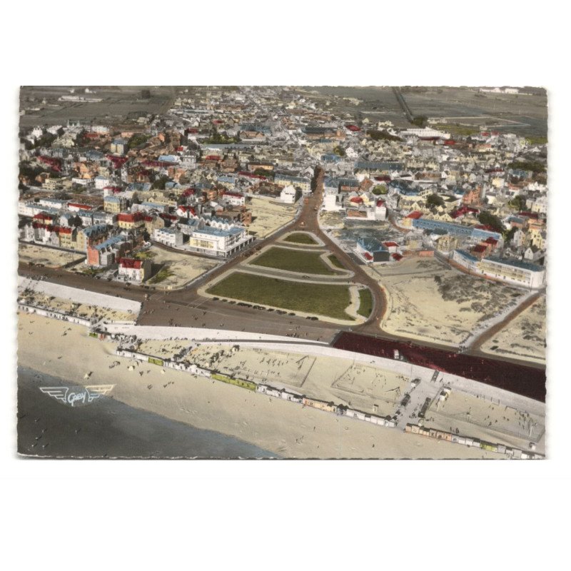 BERCK: "l'entonnoir" vue aérienne 10X15 - très bon état