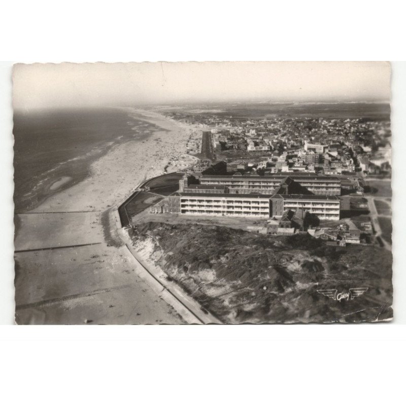 BERCK: l'hôpital maritime de la ville de paris vue aérienne 10X15 - très bon état