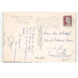 BERCK: l'hôpital maritime de la ville de paris vue aérienne 10X15 - très bon état