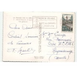 BERCK-PLAGE: vue générale vue aérienne 10X15 - très bon état