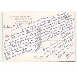 BERCK-PLAGE: l'hôpital maritime de la ville de paris vue aérienne 10X15 - très bon état