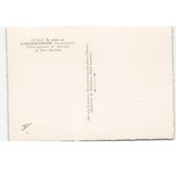 BOULOGNE-sur-MER: la gare maritime vue aérienne 10X15 - très bon état