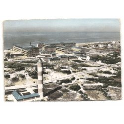 BERCK-PLAGE: le phare et l'hôpital maritime vue aérienne 10X15 - très bon état