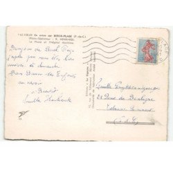 BERCK-PLAGE: le phare et l'hôpital maritime vue aérienne 10X15 - très bon état