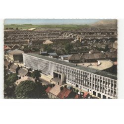 BRUAY-en-ARTOIS: le collège carnot vue aérienne 10X15 - très bon état