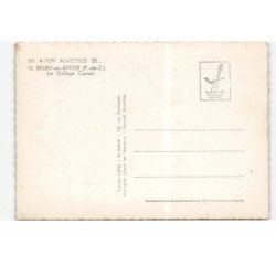 BRUAY-en-ARTOIS: le collège carnot vue aérienne 10X15 - très bon état