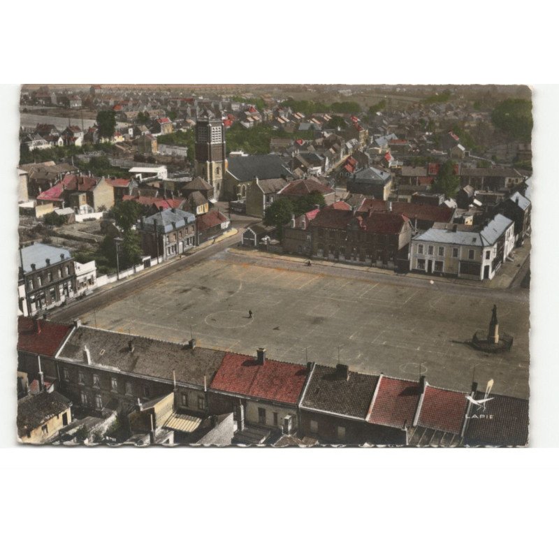 BRUAY-en-ARTOIS: vue aérienne 10X15 - très bon état