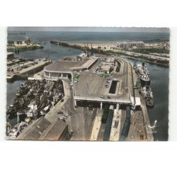 BOULOGNE-sur-MER: la gare maritime vue aérienne 10X15 - très bon état