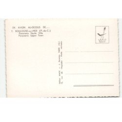 BOULOGNE-sur-MER: panorama haute ville vue aérienne 10X15 - très bon état