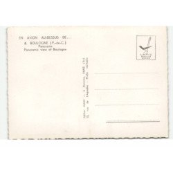 BOULOGNE-sur-MER: panorama vue aérienne 10X15 - très bon état