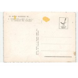 BOULOGNE-sur-MER: la cathédrale vue aérienne 10X15 - très bon état