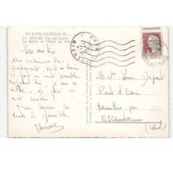 BETHUNE: le beffroi et l'hôtel de ville vue aérienne 10X15 - très bon état