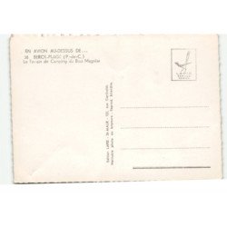 BERCK-PLAGE: le terrain de camping du bois magnier vue aérienne 10X15 - très bon état