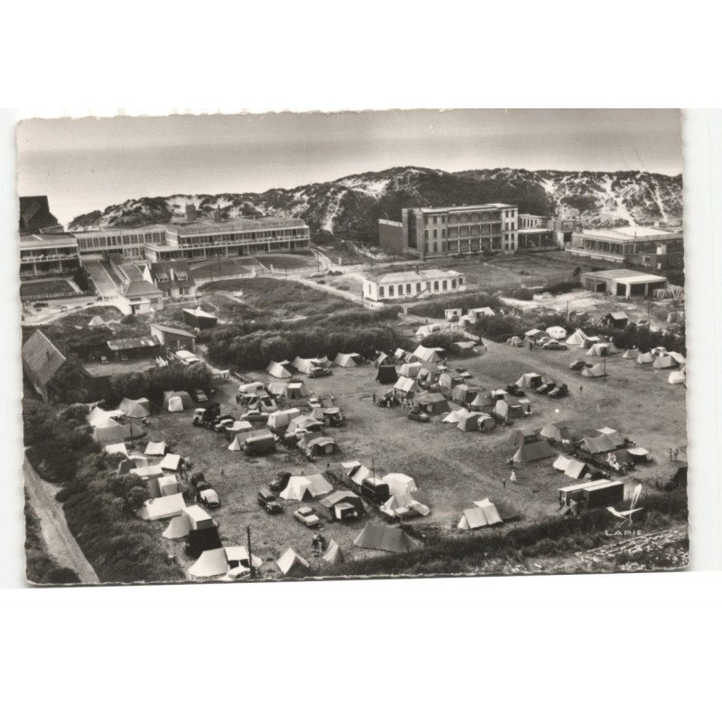 BERCK-PLAGE: le terrain de camping de l'alouette vue aérienne 10X15 - très bon état