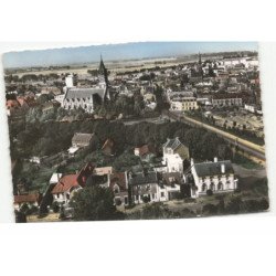BAPAUME: vue générale en venant de péronne vue aérienne 10X15 - très bon état