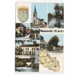 BEAURAINVILLE: 5 vues vue aérienne 10X15 - très bon état