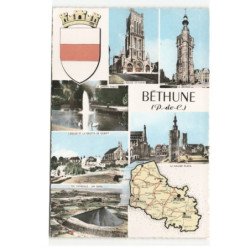 BETHUNE: 6 vues vue aérienne 10X15 - très bon état