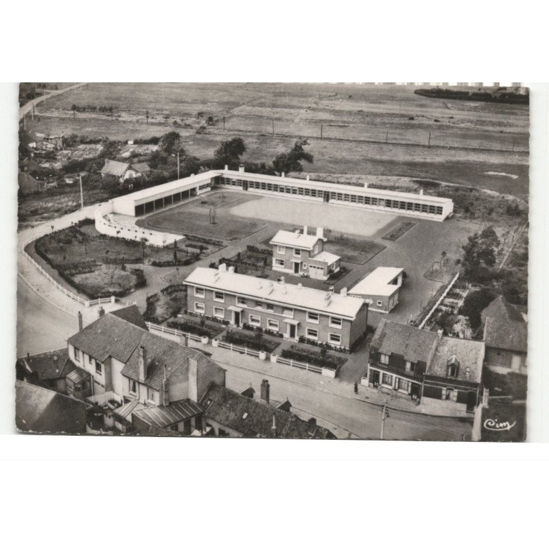 BERCK-ville: l'école communale des filles vue aérienne 10X15 - très bon état