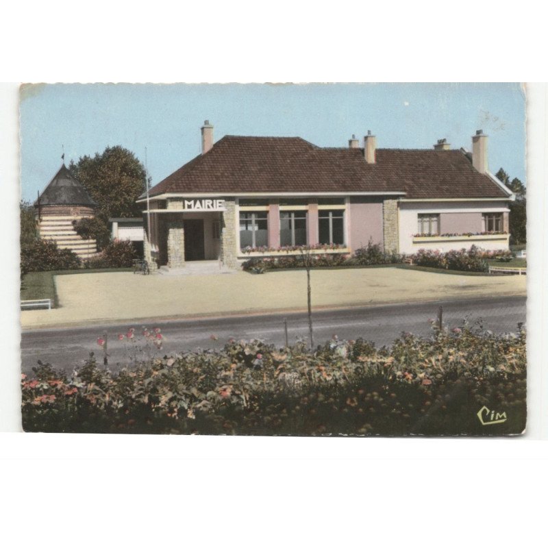 BRIMEUX: la mairie vue aérienne 10X15 - très bon état