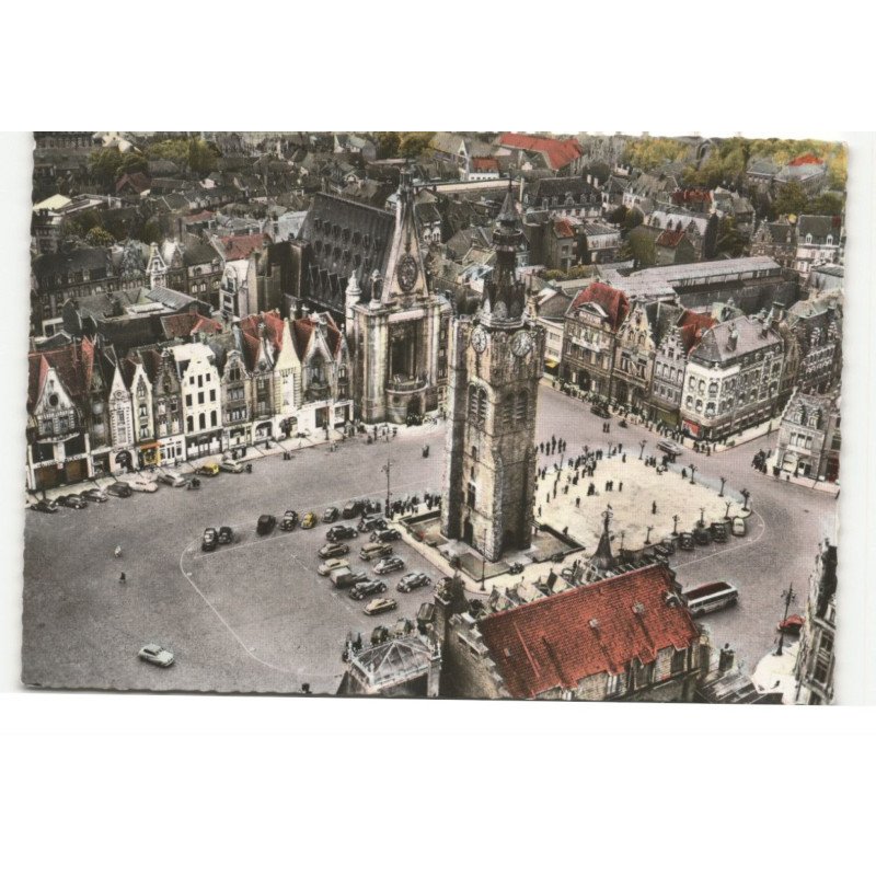 BETHUNE: le beffroi vue aérienne 10X15 - très bon état