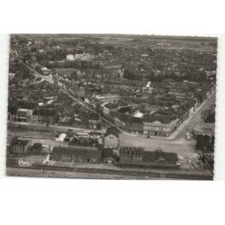 BETHUNE: place de la gare vue aérienne 10X15 - très bon état