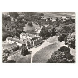 BERLENCOURT: château du cauroy vu du parc vue aérienne 10X15 - très bon état