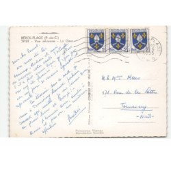 BERCK-PLAGE: la gare vue aérienne 10X15 - très bon état