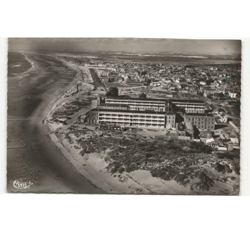BERCK: l'hôpital maritime vue aérienne 10X15 - très bon état