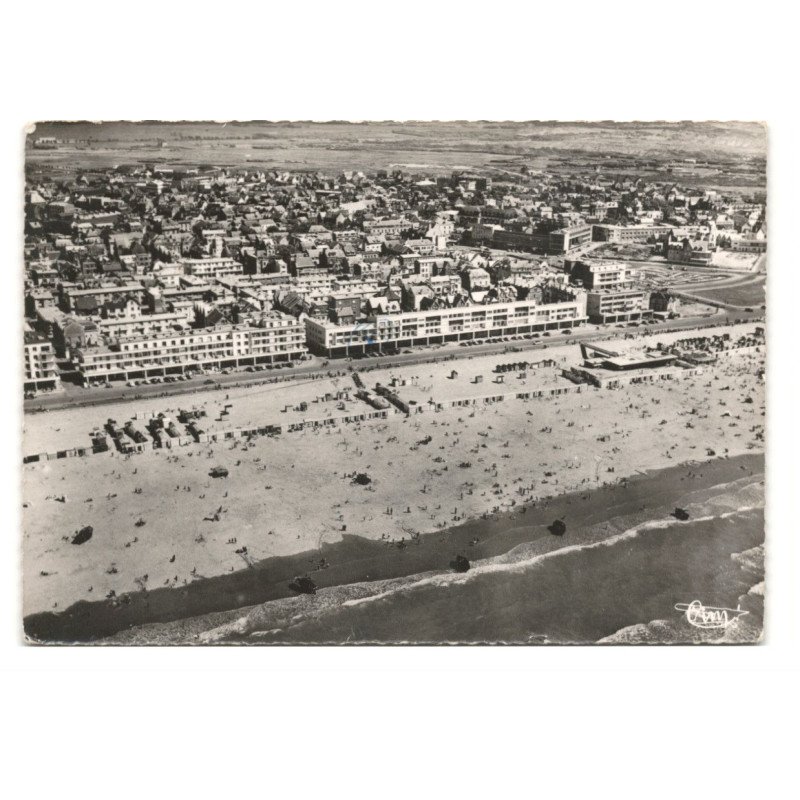 BERCK-PLAGE: la plage vue aérienne 10X15 - très bon état