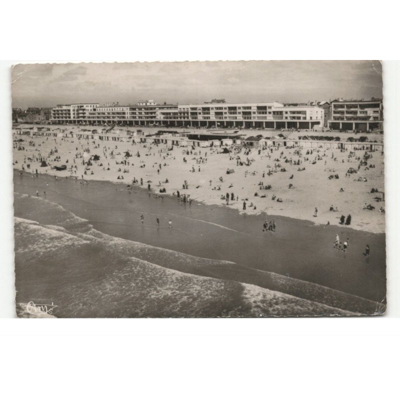 BERCK-PLAGE: la plage vue aérienne 10X15 - très bon état