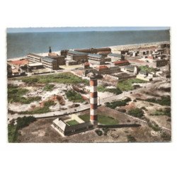 BERCK-PLAGE: le phare, l'hôpital maritime vue aérienne 10X15 - très bon état