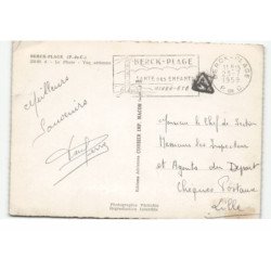 BERCK: le phare vue aérienne 10X15 - très bon état