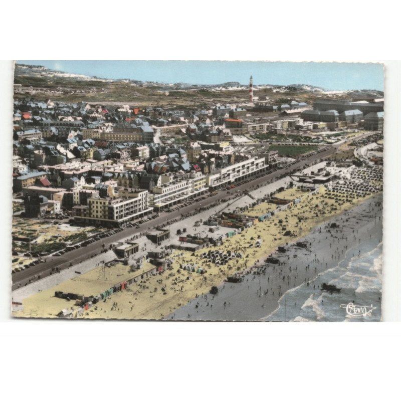 BERCK: la plage vue aérienne 10X15 - très bon état