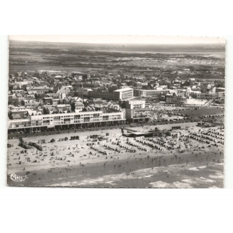 BERCK: la plage vue aérienne 10X15 - très bon état