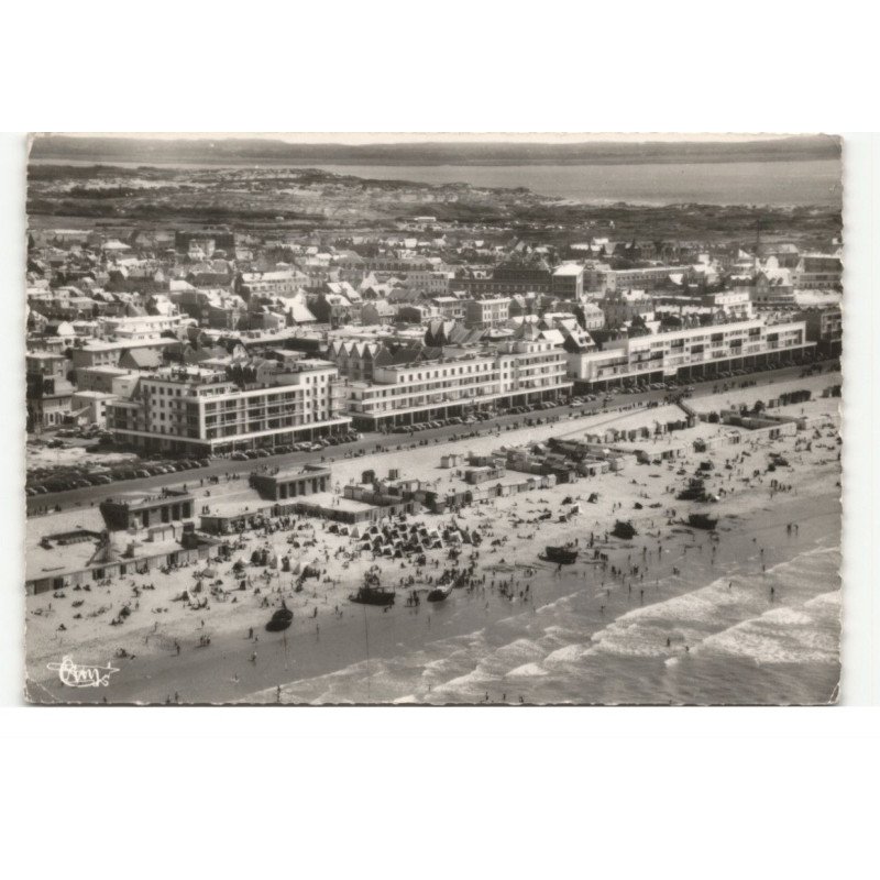 BERCK: la plage vue aérienne 10X15 - très bon état