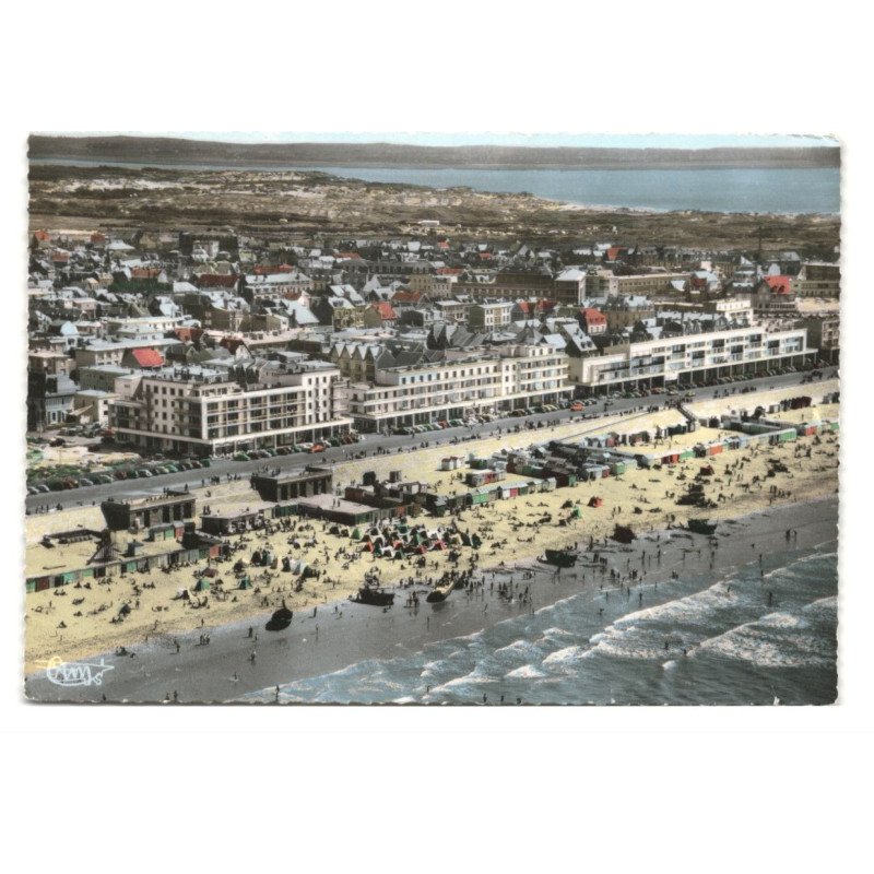 BERCK: la plage vue aérienne 10X15 - très bon état