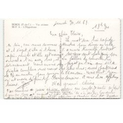 BERCK: l'hippodrome vue aérienne 10X15 - très bon état