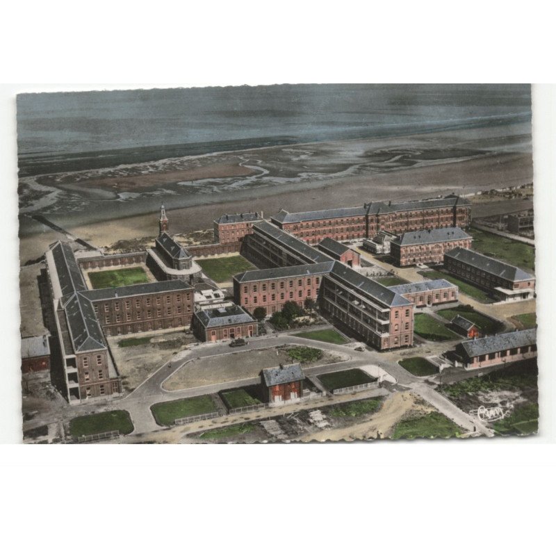 BERCK: l'hôpital maritime vue aérienne 10X15 - très bon état