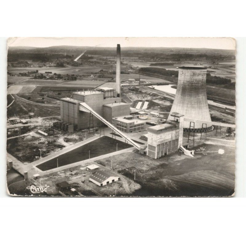 LA BASSEE: la centrale de violaines: vue aérienne 10X15 - très bon état